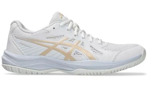 Кросівки сквош жіночі Asics Upcourt 6 white/champagne (38) 7 (1072A107-103)