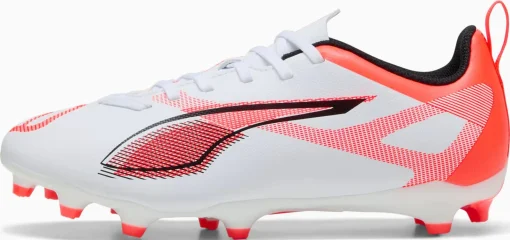 Бутси дитячі Puma ULTRA 5 PLAY FG/AG Jr білий, помаранчевий Діт 34.5