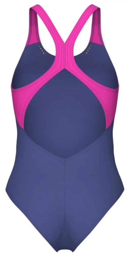 Купальник закритий для жінок Arena SPIDER WEB SWIMSUIT V BACK рожевий Жін 44