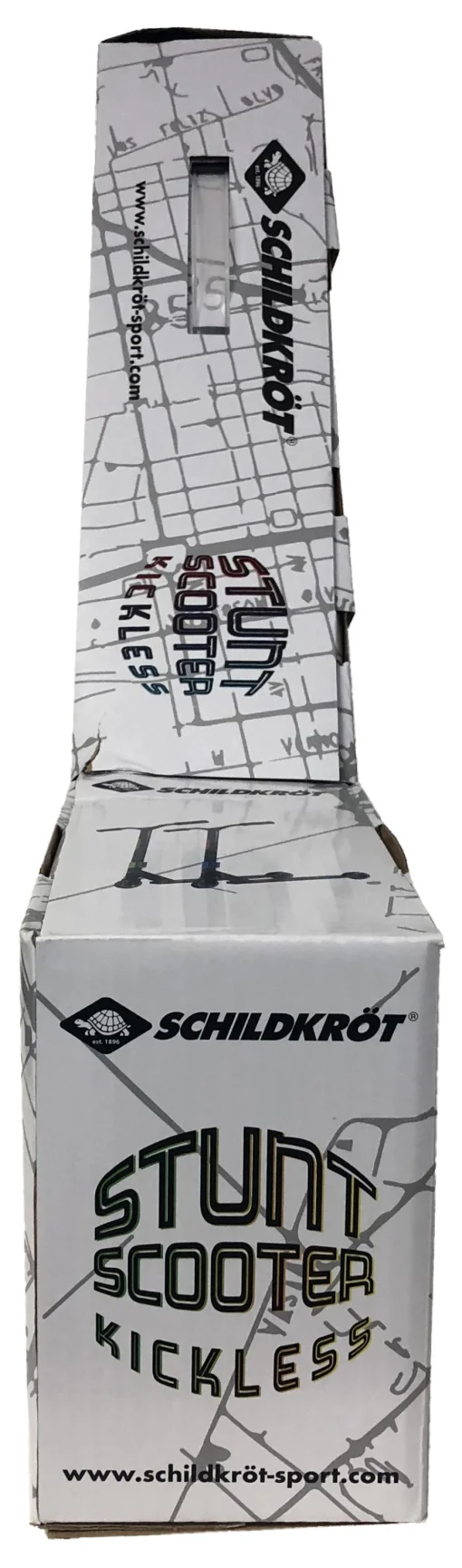 Самокат трюковий Schildkr&ouml;t Kickless Forest чорно-зелений Уні Max:100 кг