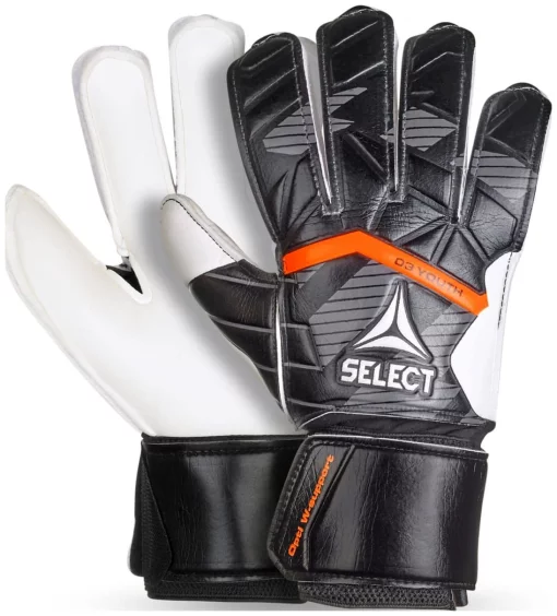 Рукавички воротарські Select GOALKEEPER GLOVES 03 YOUTH v25 чорний, білий Діт 4 (15,5 см)