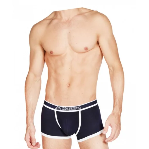 Труси-боксери Kappa Boxer Uomo Elastico Logo centrato темно-синій Чол M