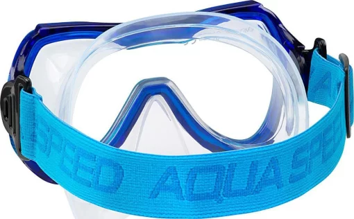Маска для дайвінгу Aqua Speed ALIZE FS 61096 синій дитячий One Size (622-22)