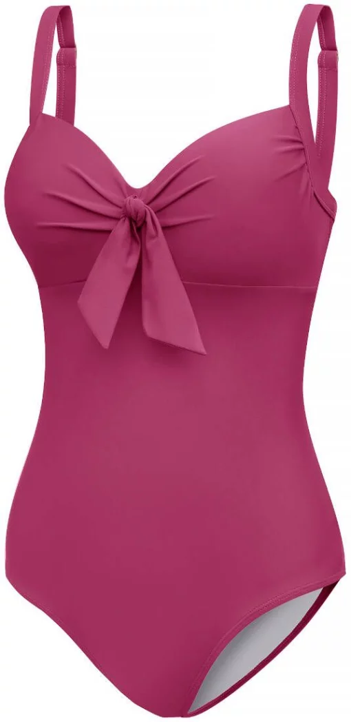 Купальник закритий для жінок Aqua Speed ELENA 61191 малиновий Жін 40