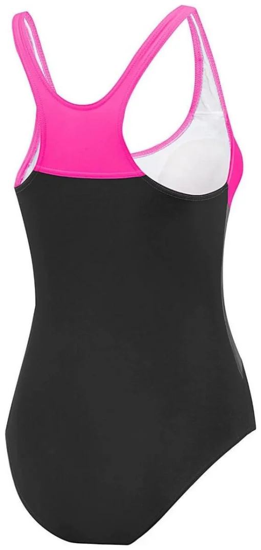 Купальник закритий для жінок Aqua Speed BELLA 61219 рожевий, чорний Жін