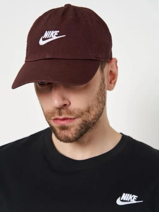 Кепка Nike U NSW H86 FUTURA WASH CAP коричневий Уні OSFM