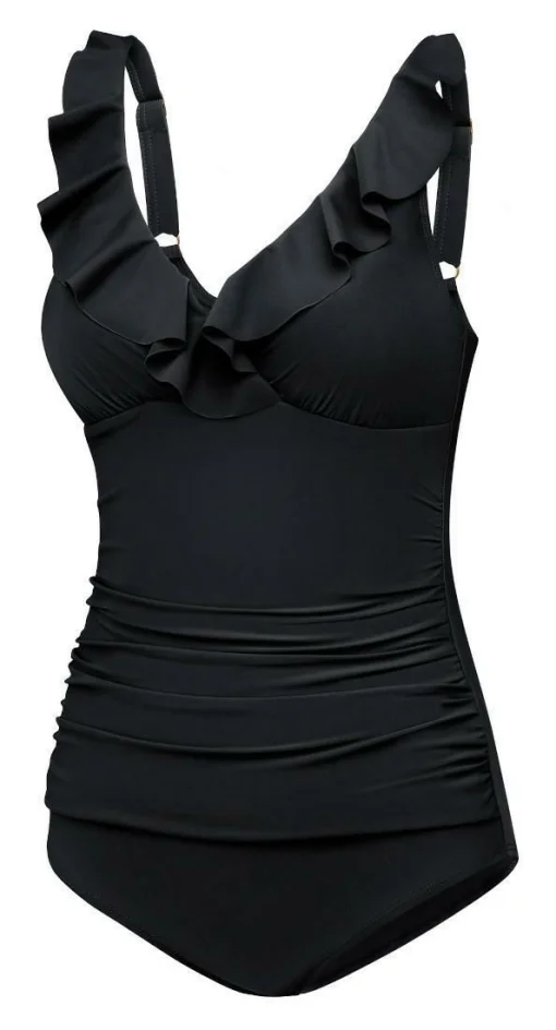 Купальник закритий для жінок Aqua Speed LYDIA 61369 чорний Жін 40