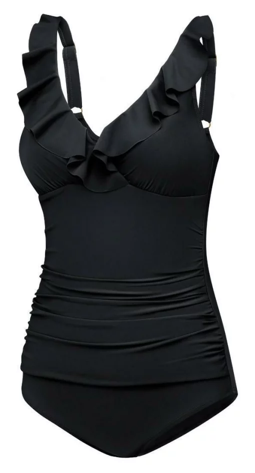 Купальник закритий для жінок Aqua Speed LYDIA 61370 чорний Жін 42