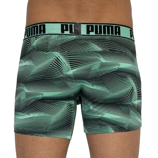 Труси-боксери Puma ACTIVE BOXER PRINT 2P зелений, чорний Чол M