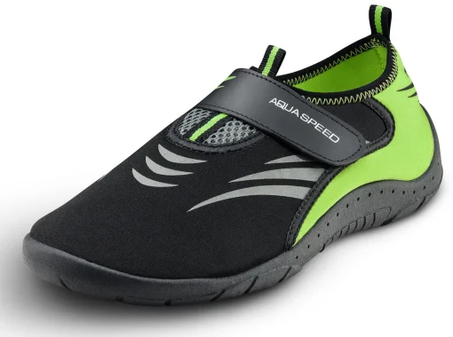 Аквашузи Aqua Speed AQUA SHOE MODEL 27A 7606 чорний, сірий, флуоресцентний жовтий Уні 46