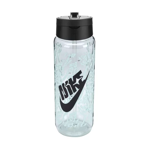 Пляшка NIKE TR RENEW RECHARGE STRAW BOTTLE 24 OZ чорний, зелений Уні 709 мл