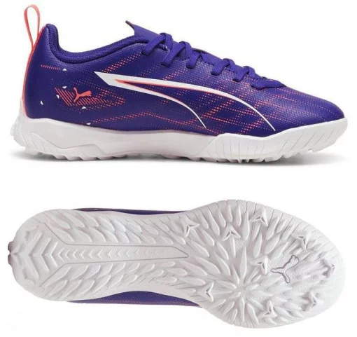 Сороконіжки дитячі Puma ULTRA 5 PLAY TT Jr фіолетовий Діт 35