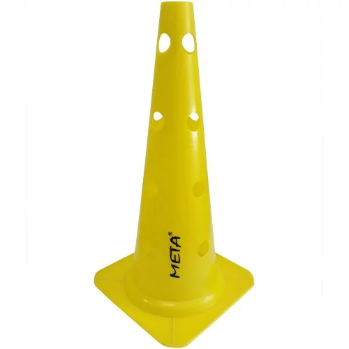 Конус для тренувань з отворами Meta Cone Marker with holes 2.0 жовтий Уні 45 см