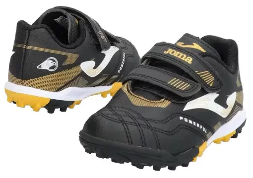 Сороконіжки дитячі Joma POWERFULL чорний, золитистий, білий Діт