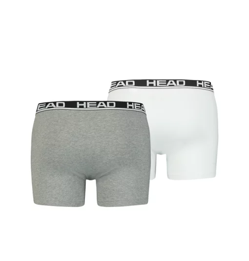 Труси-боксери Head BASIC BOXER 2P сірий, світло-сірий Чол M