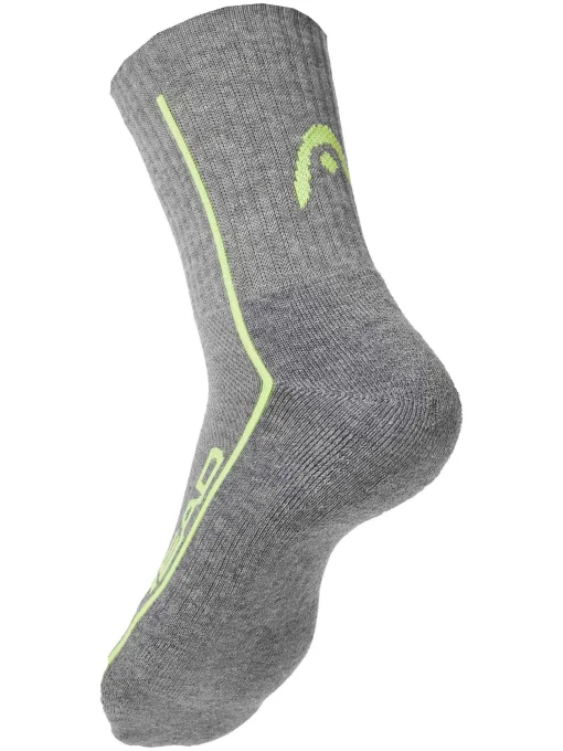 Шкарпетки Head ALL SPORTS PERFORMANCE SHORTCREW 2P сірий, білий Чол 39-42