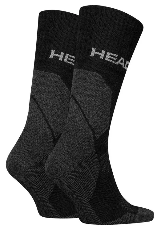 Шкарпетки Head HIKING ALL CLIMATES CREW 2P чорний Чол 43-46