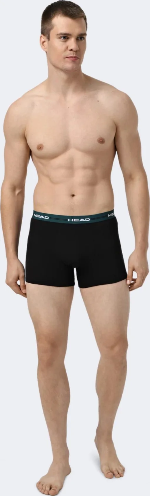 Труси-боксери Head MEN ELASTIC BOXER 2P чорний, зелений L (701234928-001)