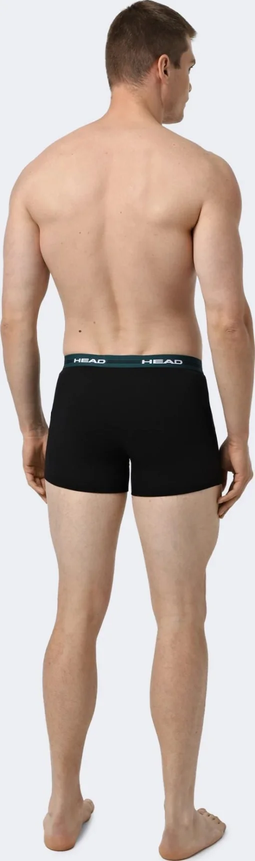 Труси-боксери Head MEN ELASTIC BOXER 2P чорний, зелений L (701234928-001)