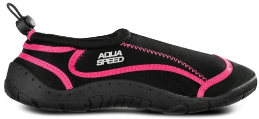 Аквашузи Aqua Speed AQUA SHOE MODEL 28D 9560 чорний, малиновий Уні 35