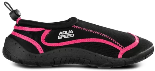 Аквашузи Aqua Speed AQUA SHOE MODEL 28D 9560 чорний, малиновий Уні 35
