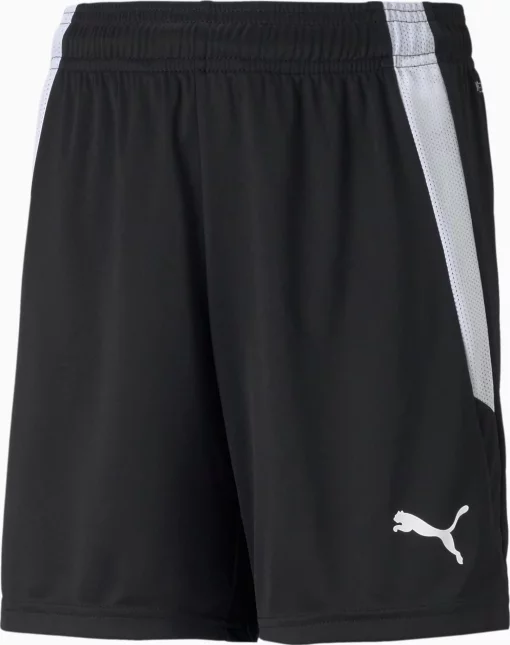 Шорти Puma teamLIGA Shorts Jr чорний, білий дитячий 140 см (704931-03)