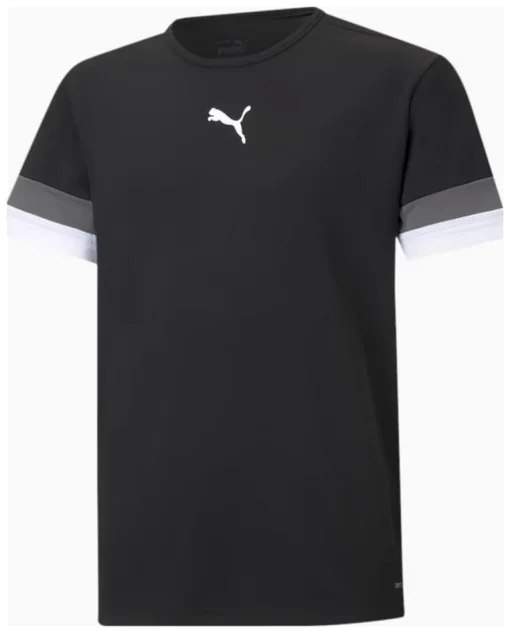Футболка Puma teamRISE Jersey Jr чорний Діт 164 см