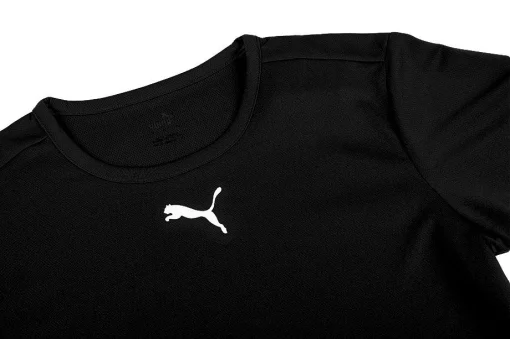Футболка Puma teamRISE Jersey Jr чорний Діт 164 см