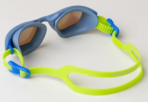 Окуляри для плавання Aqua Speed RAVEN MIRROR 61423 фіолетовий, салатовий Уні OFSM