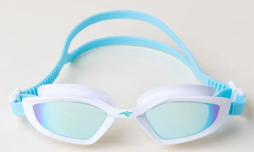 Окуляри для плавання Aqua Speed RAVEN MIRROR 61425 білий, бірюзовий Уні OFSM