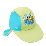 Кепка сонцезахисна Aqua Speed SURF-CLUB CAP 2038 зелений, блакитний Діт 104см