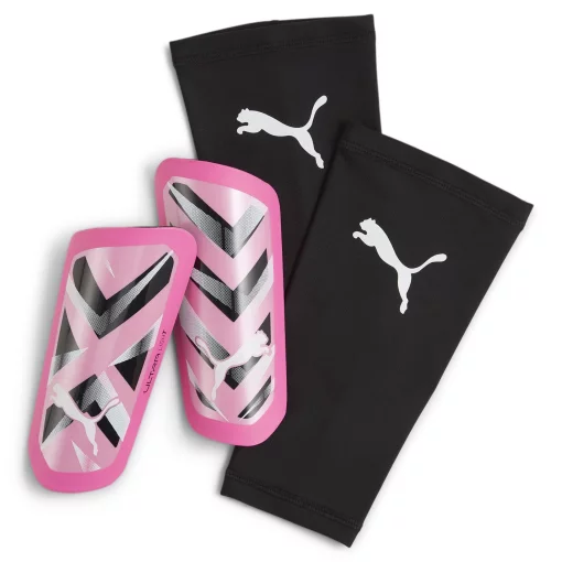 Щитки Puma ULTRA Light Sleeve рожевий Діт L (зріст 155-175 см)