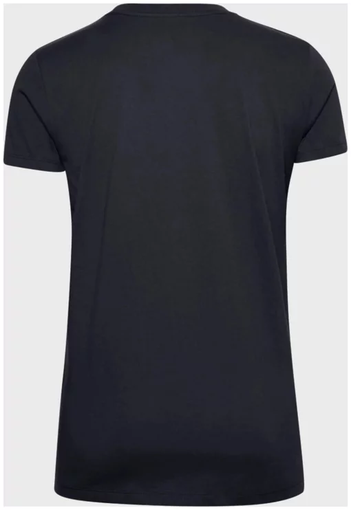 Футболка UA W SPORTSTYLE LOGO SS чорний Жін MD