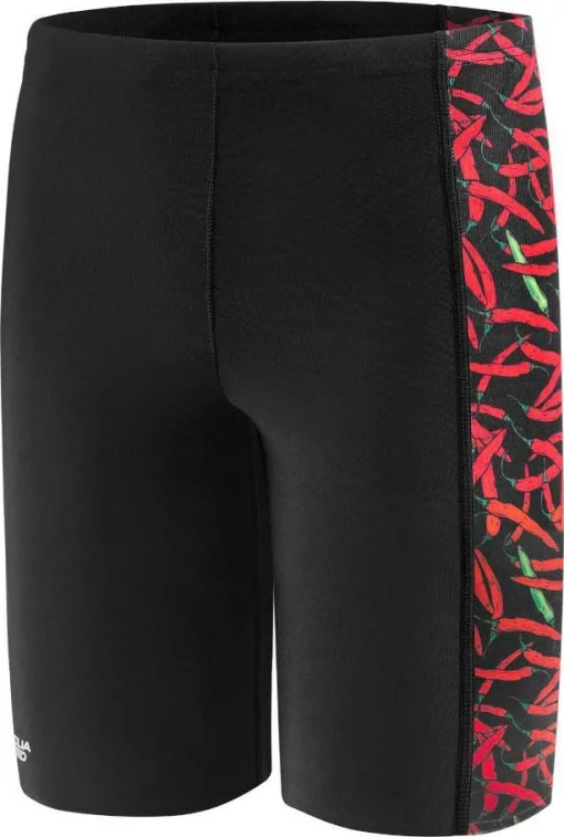 Плавки-боксери для хлопців Aqua Speed KAI 62548 чорний, червоний дитячий 134 см (751-16)