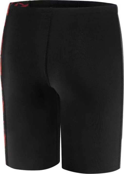 Плавки-боксери для хлопців Aqua Speed KAI 62548 чорний, червоний дитячий 134 см (751-16)