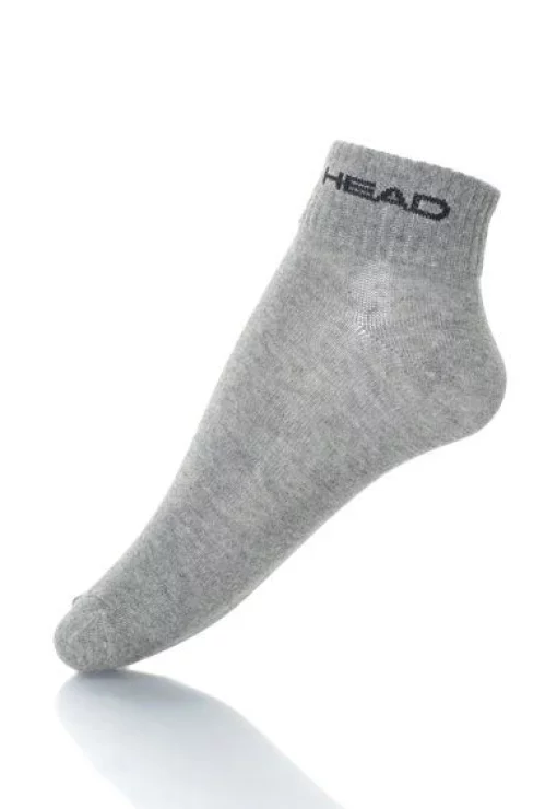 Шкарпетки Head QUARTER 3PPK UNISEX сірий Уні 35-38