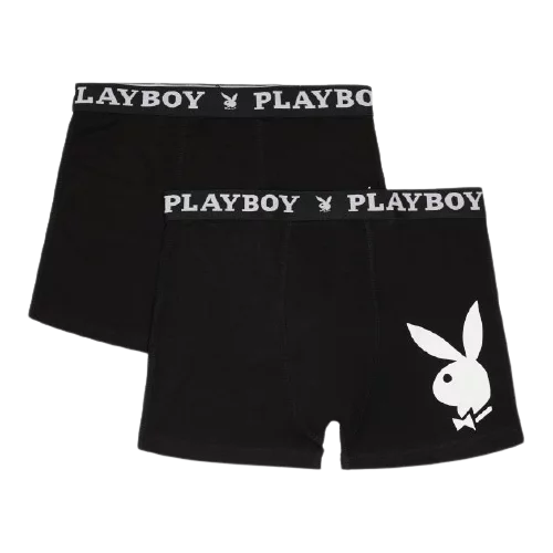 Набір з 2 труси-боксери Playboy ANNYA PLAYBOY BOXERSHORT чорний Чол XL