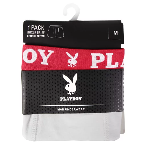 Труси-боксери Playboy ANNYA PLAYBOY BOXERSHORT білий Чол S