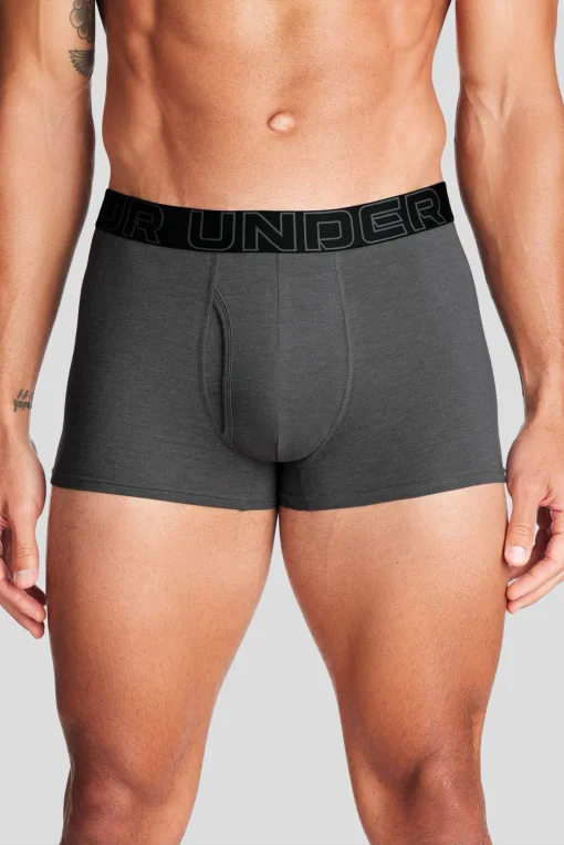 Труси UA PERFORMANCE COTTON - SOLID 3 3PK сірий, червоний, чорний XL (1383891-025)