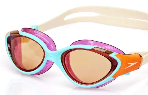 Окуляри для плавання Speedo BIOFUSE 2.0 GOG AF синій, помаранчевий Уні OSFM