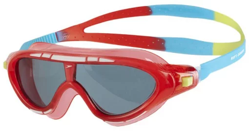 Окуляри-маска для плавання Speedo RIFT GOG JU RED/SMOKE червоний, блакитний, салатовий Діт OSFM