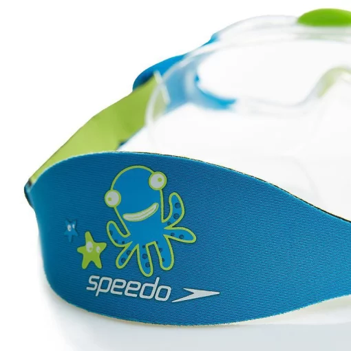 Окуляри-маска для плавання Speedo SEA SQUAD MASK JU BLUE/GREEN синій, зелений Діт OSFM