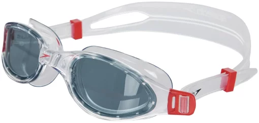 Окуляри для плавання Speedo FUTURA PLUS GOG AU червоний, прозорий Уні OSFM