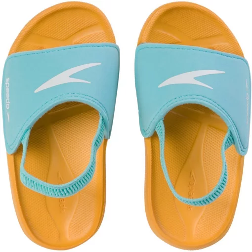 Шльопанці Speedo LEARN TO SWIM SLIDE IU BLUE/ORANGE блакитний, помаранчевий Діт 21,5