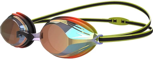 Окуляри для плавання Speedo VENGEANCE MIR GOG JU BLACK/GREEN чорний, зелений Діт OSFM