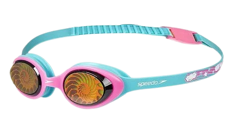 Окуляри для плавання Speedo ILLUSION 3D PRT JU блакітний, рожевий Діт OSFM