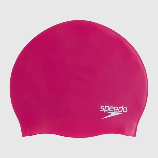 Шапка для плавання Speedo MOULDED SILC CAP AU рожевий Уні OSFM