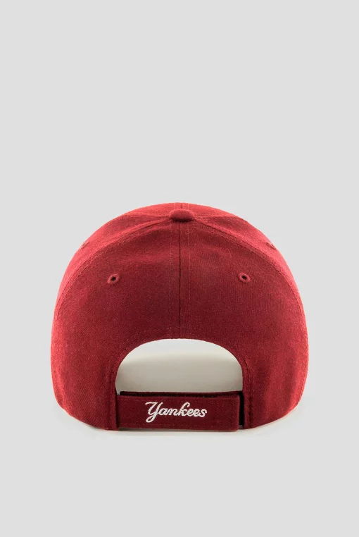Кепка 47 Brand YANKEES бордовий, світло-сірий Уні OSFA