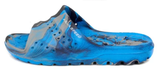 Шльопанці Aqua Speed PATMOS 6491 блакитний, темно-синій, сірий Діт 34