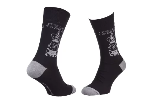 Шкарпетки Minion + COURONNE чорний Діт 43-46